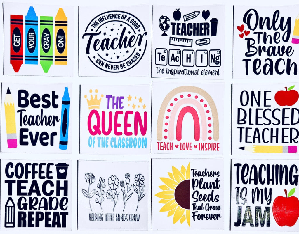 Personalized 24 oz Cups, Teacher Appreciation Design