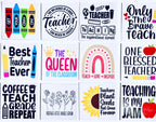 Personalized 24 oz Cups, Teacher Appreciation Design