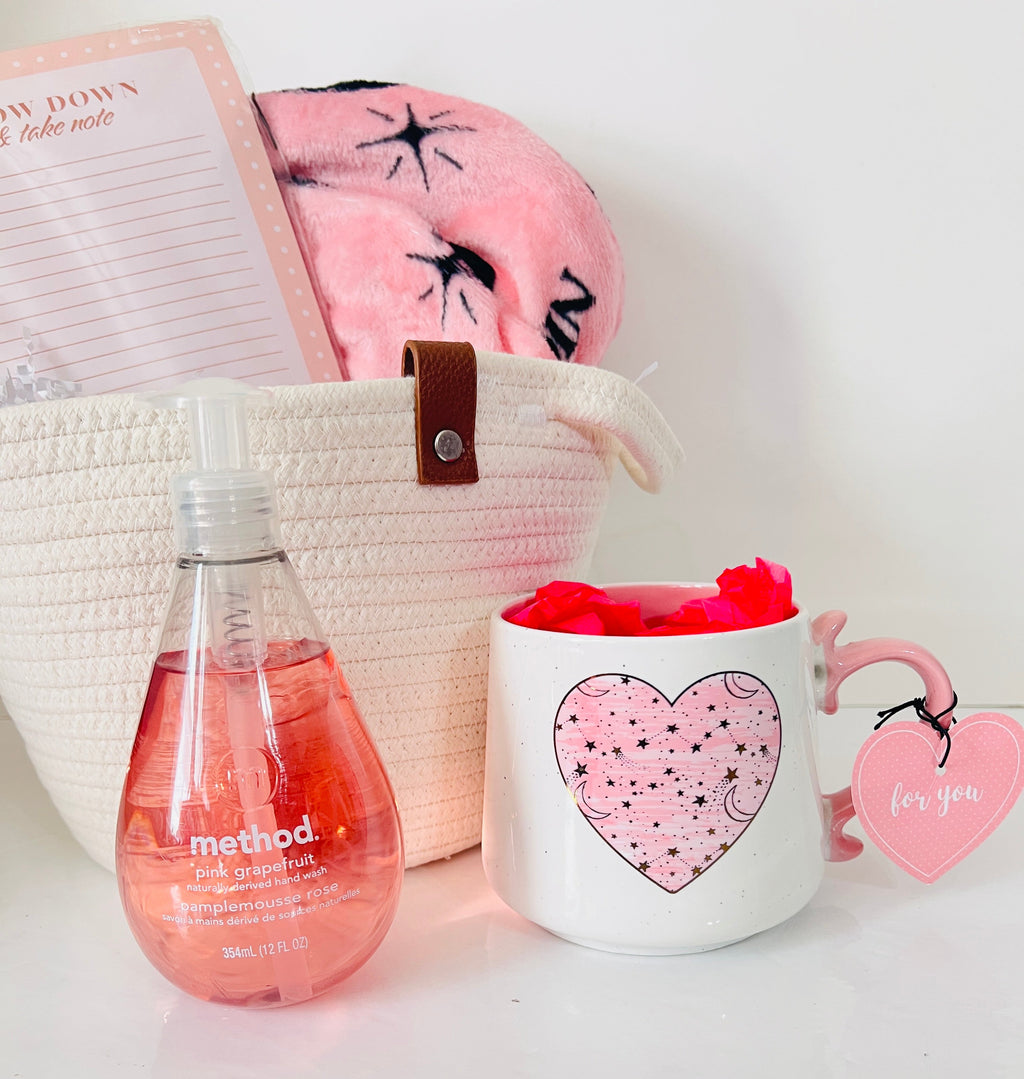 Pink Slumber, Self Care, Get Well Gift Basket