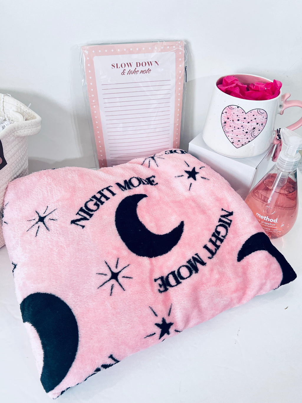 Pink Slumber, Self Care, Get Well Gift Basket