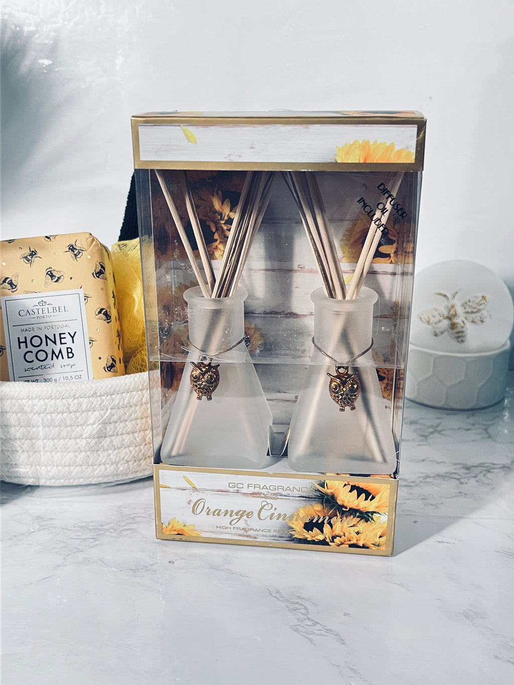 Sunflower & Honey Spa Gift Basket