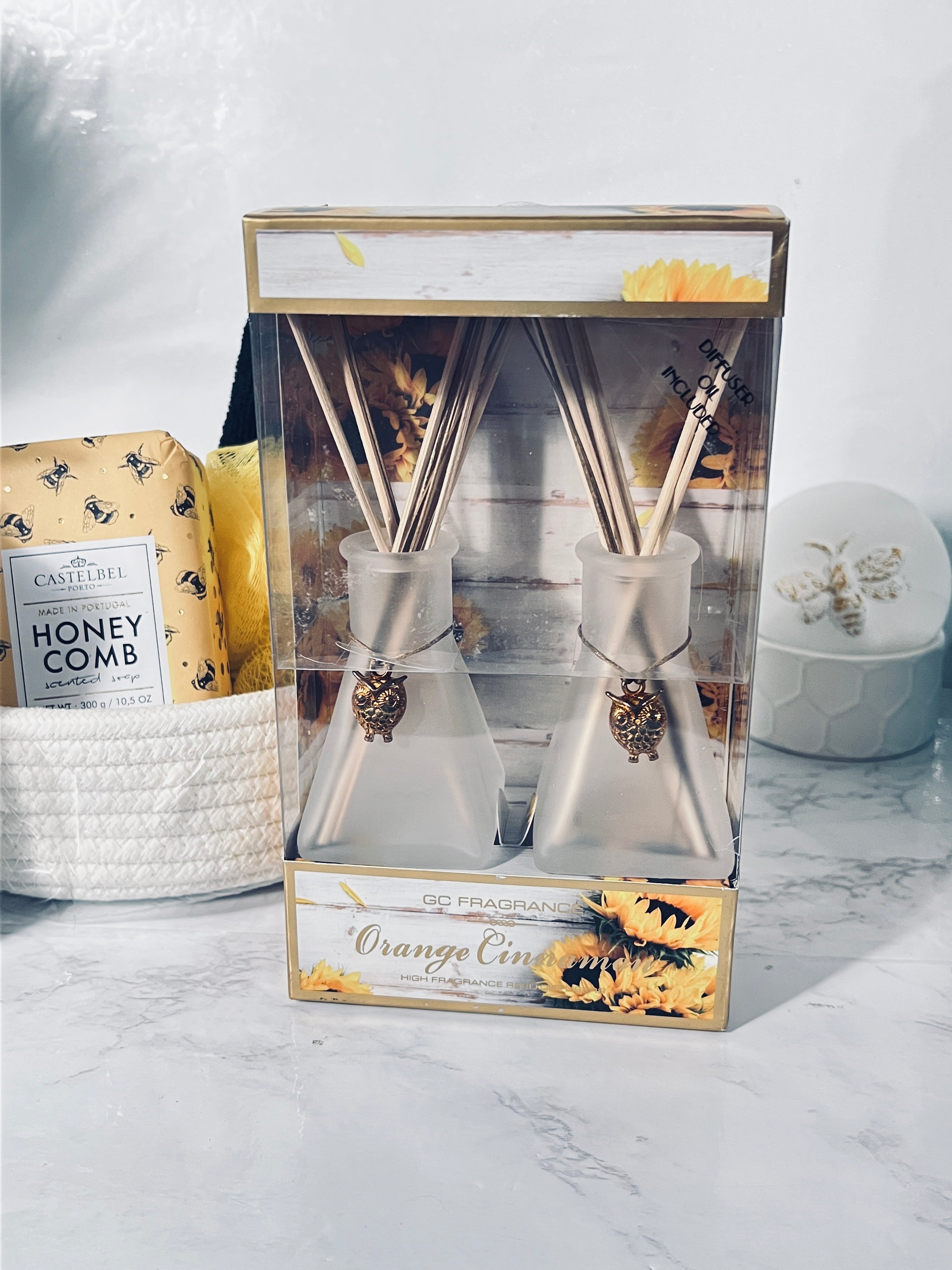 Sunflower & Honey Spa Gift Basket