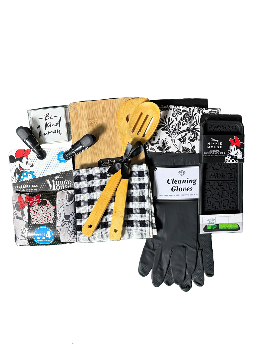 Minnie Mouse Cutting Board Kit, Gift Bag