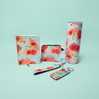 Tropical Blossom Collection — 20 oz Insulated Tumbler, Keychain, Journal, Zip Pouch