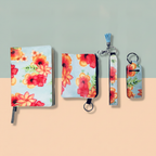 Tropical Blossom Collection — 20 oz Insulated Tumbler, Keychain, Journal, Zip Pouch