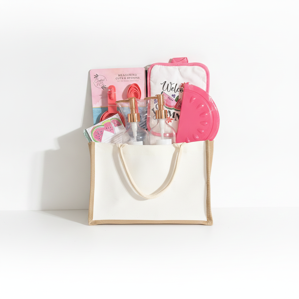 New Home, Housewarming, Just Because Summer Kitchen Essentials Themed Gift Bag