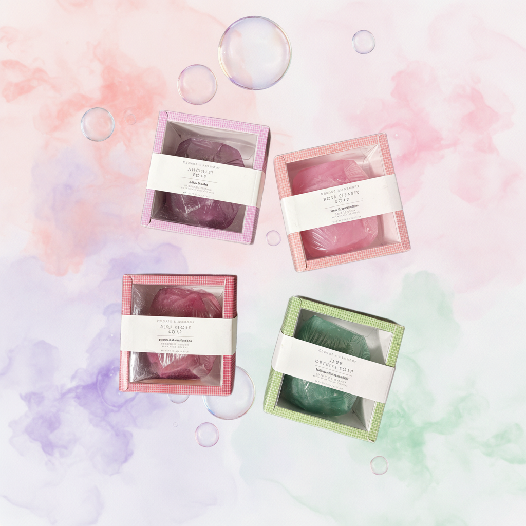 7 oz Gem Stone Soap Bars