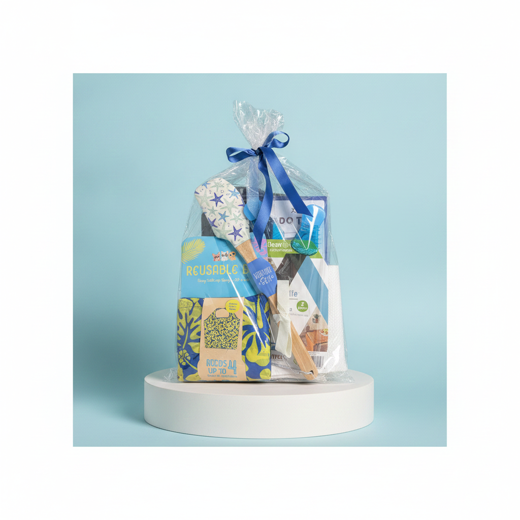 Blue Sea Cutting Board Kit, Gift Bag