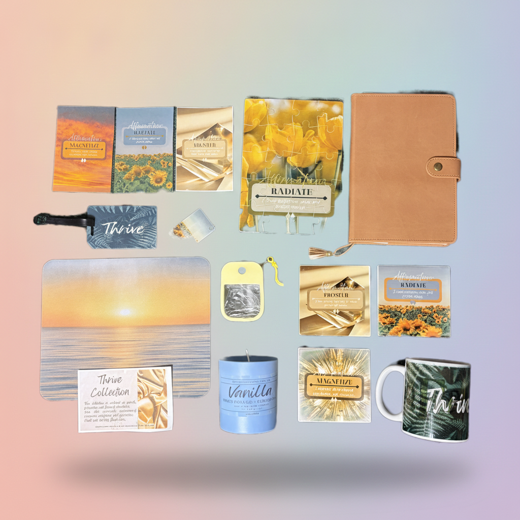 Motivational, Wellness LifeStyle - Thrive Core Gift Box 8 pc Set