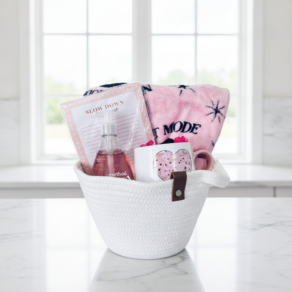 Pink Slumber, Self Care, Get Well Gift Basket